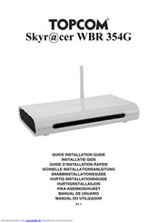 Topcom skyr@cer wbr 354g Schnellinstallationsanleitung
