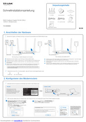 TP-LINK TD-W9980B Schnellinstallationsanleitung