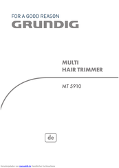 Grundig MT 5910 Handbuch