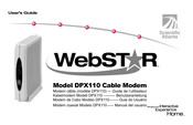 WebSTAR DPX110 Handbuch