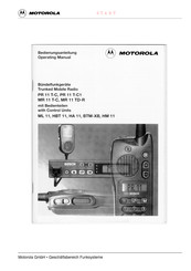 Motorola PR 11T-C1 Bedienungsanleitung