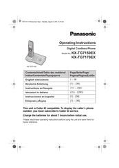 Panasonic KX-TG7150EX Bedienungsanleitung