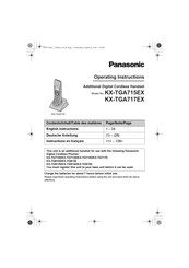 Panasonic KX-TGA717EX Bedienungsanleitung