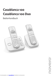 Novero Casablanca 100 Duo Bedienungsanleitung