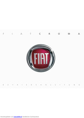 Fiat Croma Betriebsanleitung