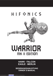 Hifonics FALCONMK II Bedienungsanleitung
