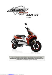 Saro GT 125er Betriebsanleitung