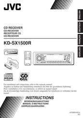JVC KD-SX1500R Bedienungsanleitung