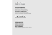 Clarion CZ104E Benutzerhandbuch Und Montageanleitung