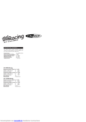 Caliber CA 1252N Racing Anleitung
