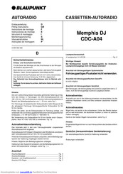 Blaupunkt Memphis DJ CDC-A04 Einbauanleitung