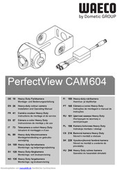 Waeco PerfectView CAM604 Montageanleitung Und Bedienungsanleitung