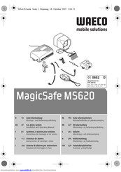 Waeco MagicSafe MS620 Montageanleitung Und Bedienungsanleitung