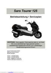 Saro Tourer 125 Betriebsanleitung