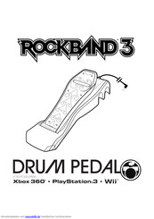 Mad Catz Rock Band 3 Drum Pedal Handbuch