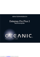 Oceanic Datamax Pro Plus 2 Benutzerhandbuch