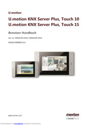 merten U.motion KNX Server Plus, Touch 15 Benutzerhandbuch