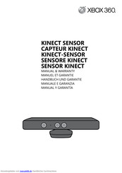 Xbox KINECT sensor Handbuch Und Garantie