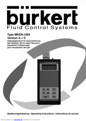 Bürkert MKEN-1094 Version A+ C Bedienungsanleitung