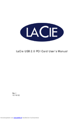 LaCie Hi-Speed USB 2.0 Bedienungsanleitung