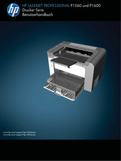 HP LaserJet Professional P1600 Drucker Serie Benutzerhandbuch