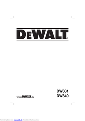 DeWalt DW840 Originalanweisungen