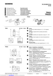 Siemens TRG22 Montageanleitung