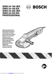 Bosch GWS 24-230 JBX PROFESSIONAL Bedienungsanleitung