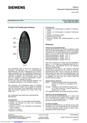 Siemens S 425 5WG3 425-7AB71 Technische Produkt-Informationen