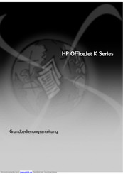 HP K Grundlegende Bedienungsanleitung