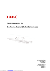 Eiki EIKI IK-1 Benutzerhandbuch