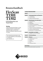Eizo FlexScan T1502 Benutzerhandbuch