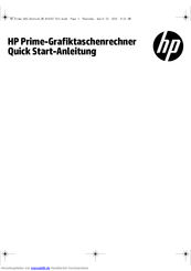 HP QSG Anleitung
