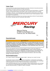 Mercury HP600 SCi Bedienungsanleitung