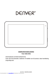 Denver TAQ-10082 MK2 Benutzerhandbuch
