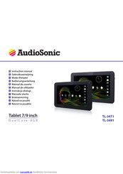 Audiosonic TL-3491 Bedienungsanleitung