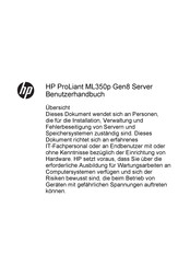 HP ML350p Benutzerhandbuch