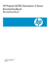 HP DL785 Benutzerhandbuch