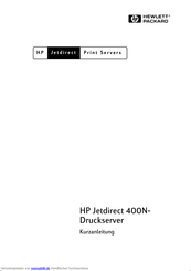 HP JetDirect 400N Kurzanleitung