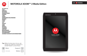 Motorola XOOM 2 Media Edition Handbuch
