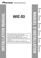 Pioneer AVIC-D3 Installationsanleitung