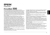 Epson PictureMate 500 Handbuch