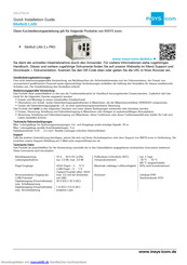INSYS MoRoS Schnellinstallationsanleitung