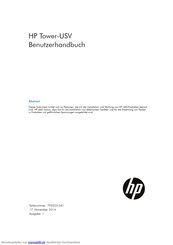 HP Tower-USV Benutzerhandbuch