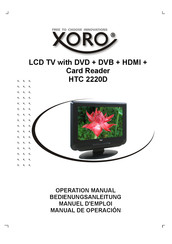 Xoro HTC 2220D Bedienungsanleitung