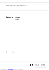 N&W Global Vending Venezia Espresso Bedienungs Und Installationsanleitung Handbuch