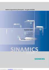 Siemens SINAMICS G120 CU240S Betriebsanleitung