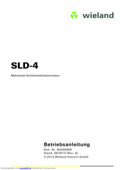 Wieland SLD-4 Betriebsanleitung