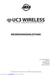ADJ UC3 Wireless Bedienungsanleitung