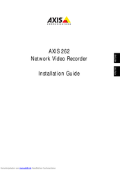 Axis AXIS 262 Installationshandbuch